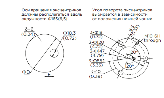 Узел встройки (чашки) BY-14-102