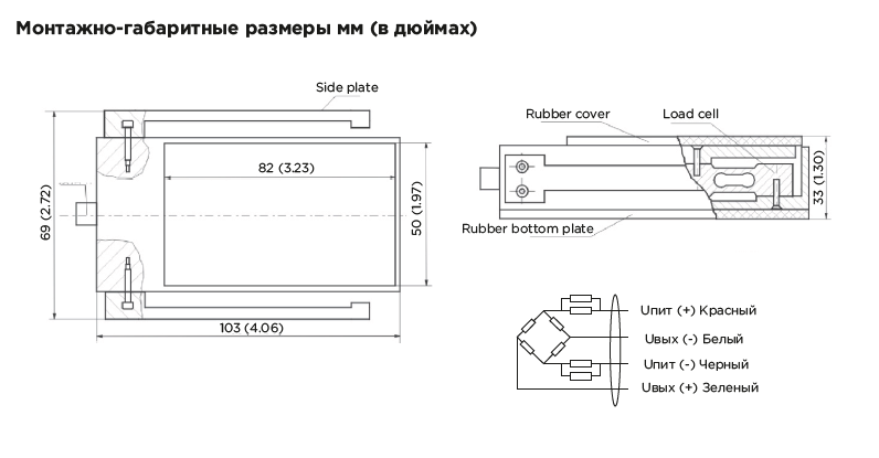 Тензометрический датчик веса L16A